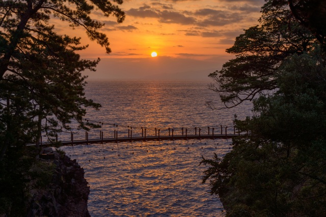 城ヶ崎海岸門脇つり橋２