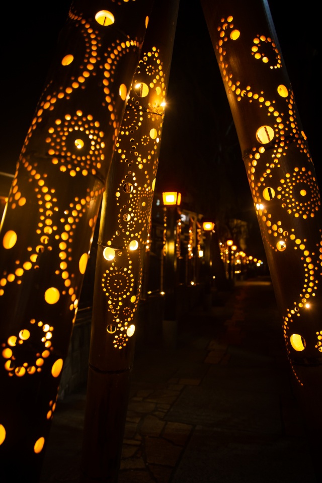 伊東温泉竹あかり1