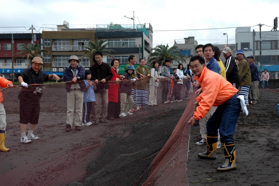 地引網体験01